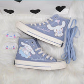 Kawaii Hund Student High Top Canvas